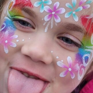 Face Painted with Tongue by Lewis Smith
