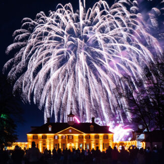 Mount Vernon Christmas Illuminations by Carol Stalun