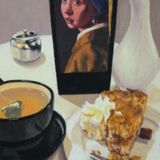 Tea with Girl with a Pearl Earring by Kim Stenberg