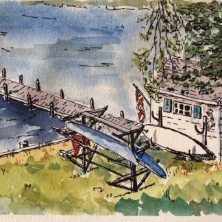 Boathouse by Alice Stock