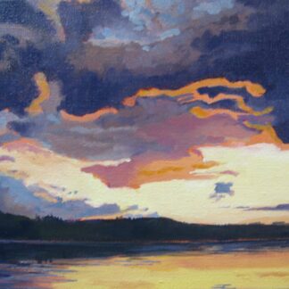 Sunset at Long Lake by Kathleen Best Gillman