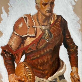 Old Time Football Player by Chuck Taylor