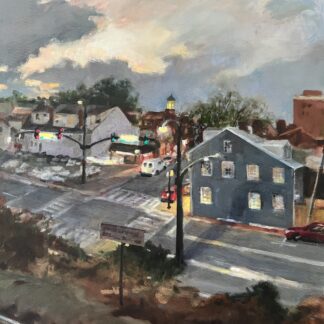 Fredericksburg from the Tracks by Karen Thuermer
