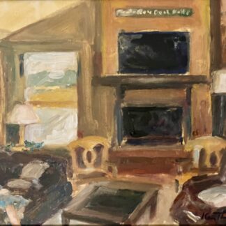 Duck Club Interior by Karen Thuermer