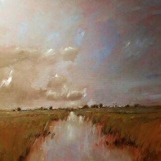 Wetland Series (abstract landscape) by Parisa Tirnaz