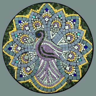 Peacock Mandala by Nina Tisara