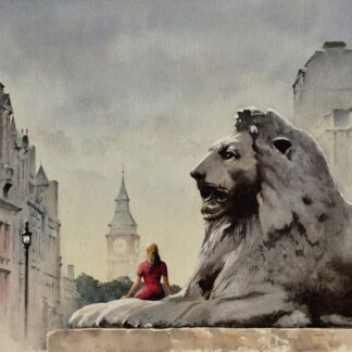 View from Trafalgar Square by Jinchen Han
