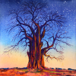 Kim Stenberg "Tree of Life" Watercolor