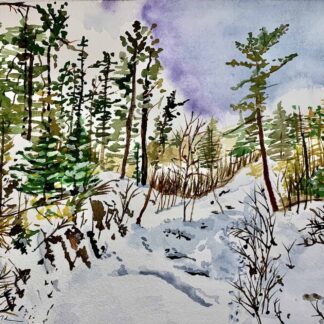 Wintry Woods by Ginya Truitt Nakata