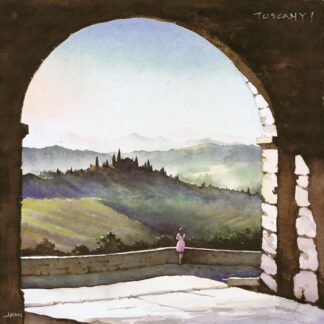 Tuscany from Volterra by Jinchen Han