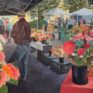 Picking out the perfect flower arrangement in late summer by Tish Tyson