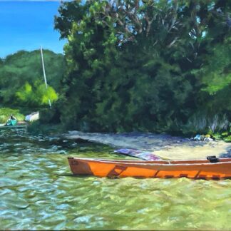 Gull Pond Canoe by Tish Tyson