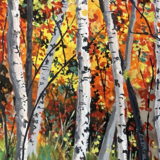Birches Bending by Peter Ulrich