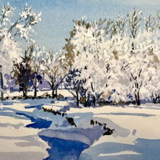 January Near Mt. Vernon by Peter Ulrich