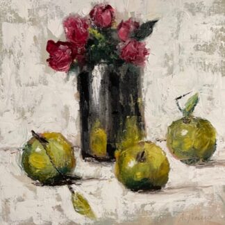 Flowers and Apples by Ann Wallace