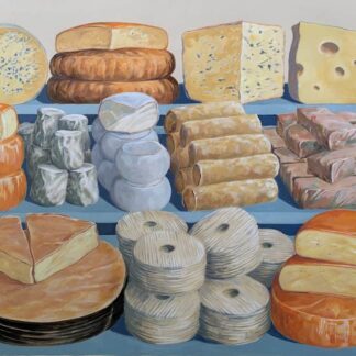 Still Life with Cheese by Gale Wallar