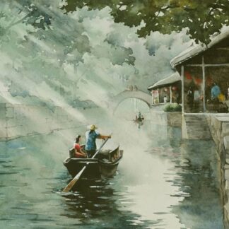 Water Town Luzhi by Jinchen Han