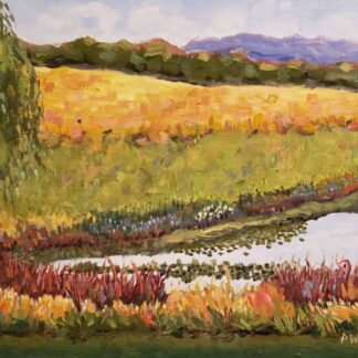 Pond in Autumn II by Patricia Whittle