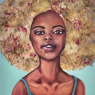 "I deserve my flowers all day everyday" by Tyger Williams