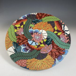 Coral Cake Stand by Rachel  Witt
