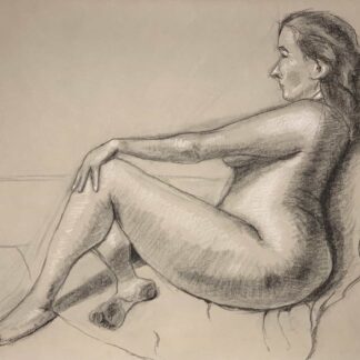 Reclining nude by Bruce Wright