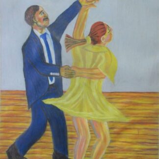 Dancing Couple at the SpanishBallRoom by Paul Zapatka
