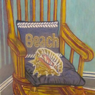 Cape Cod Conch Shell on Rocking Chair by Paul Zapatka