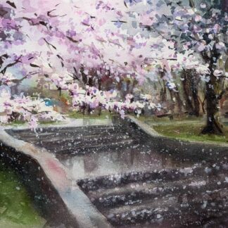 Rain of Falling Petals by Vicky Zhou