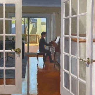 Studio View, the Piano by Amy Mann