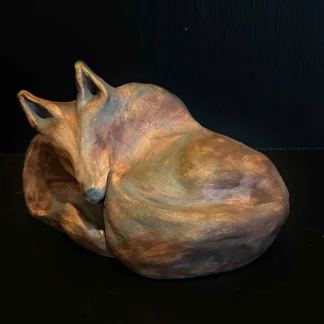 Resting Fox by Sabine Arndt