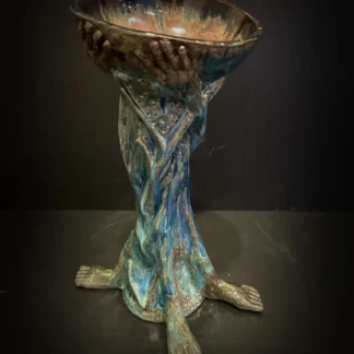 Whimsical Hand and Foot Chalice by Sabine Arndt