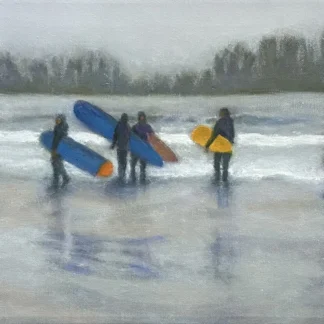 Surfing Class by Kenneth Bachman