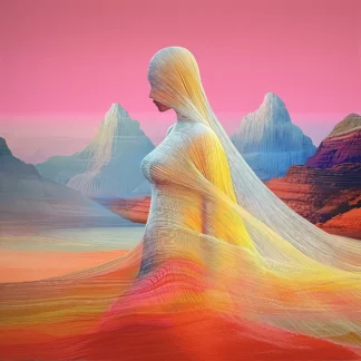Canyon Bride by Abol Bahadori