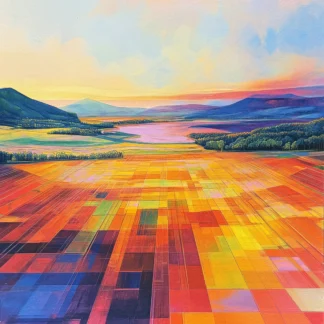 Periwinkle Lake by Abol Bahadori