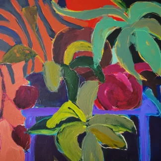 Still Life with Hat by Linda Bankerd
