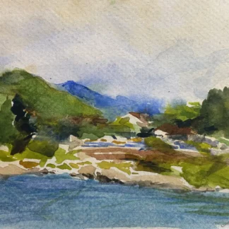 Tranquil River Valley by Stephanie Chang
