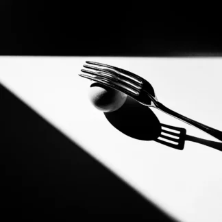 Egg and Fork by Ron Colbroth