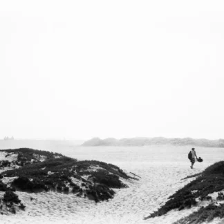 Foggy Day at the Beach by Ron Colbroth