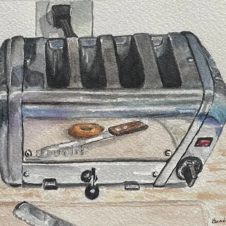 Preparing Breakfast by Barbara Cooper