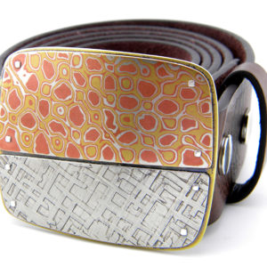 Cross Hatch Belt Buckle by Eric Burris