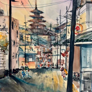 Wires and Eaves by Manoj Dalaya