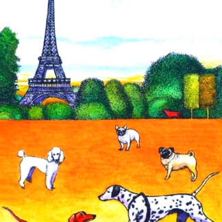 Dog Park, Paris by Viviane De Kosinsky