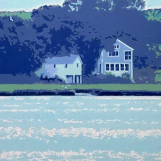 House with a Boathouse by Ellen Delaney