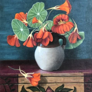Nasturiums on a Box by Brent Erickson