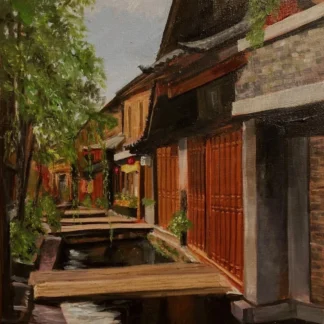 Backstreet Old Town, Lijiang, China by David Fite