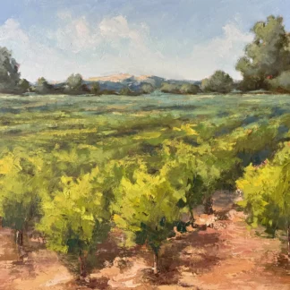 Vignes et Coteaux Devant la Montagne by Katie Flack