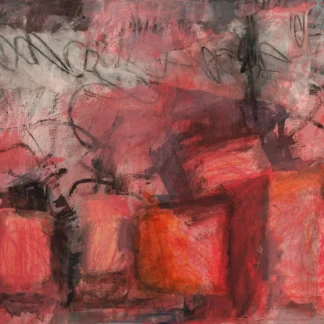 Pink and Orange Cubes by Sharon Frey