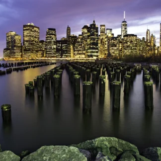 Manhattan from Brooklyn Bridge Park by Robert Friedman