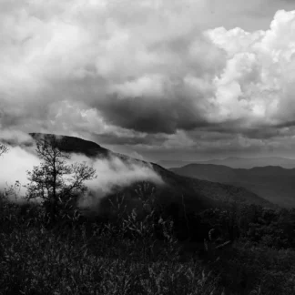 Storm on Skyline Drive by Robert Friedman