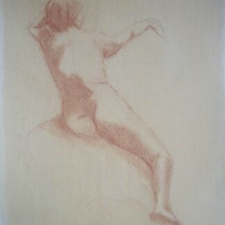 Seated Female Nude by Trudy Levy